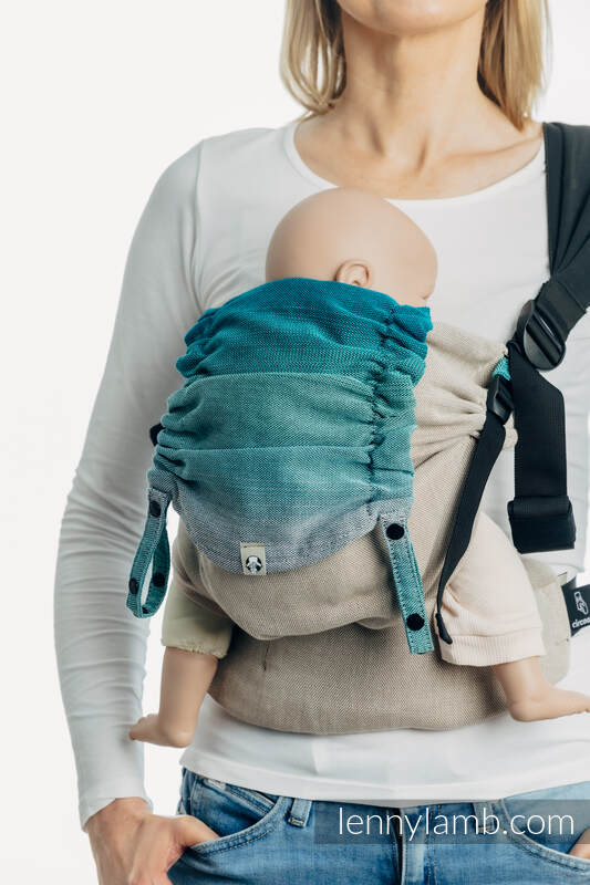 LennyLamb Baby Carrier Hood in Airglow - Image 7