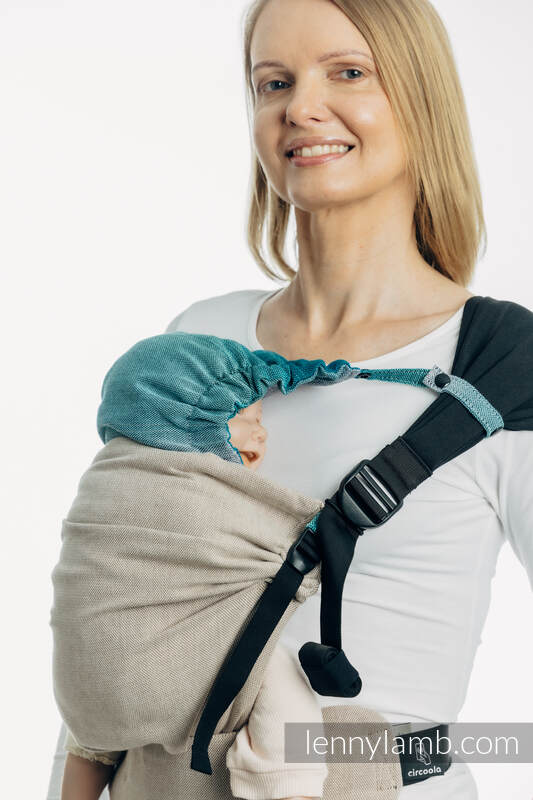LennyLamb Baby Carrier Hood in Airglow - Image 4