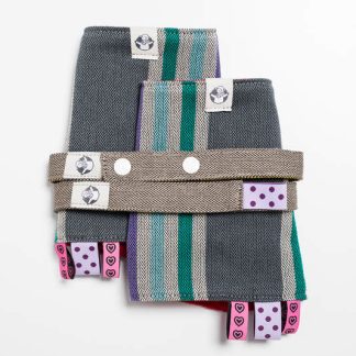 LennyLamb Drool Pads and Reach Straps in Oasis