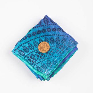 LennyLamb Muslin Square in Peacock's Tail Fantasy