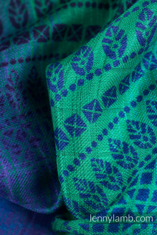 LennyLamb Muslin Square in Peacock's Tail Fantasy - Image 2
