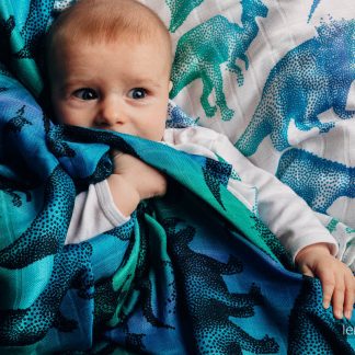 LennyLamb Swaddle Blanket in Jurassic Park
