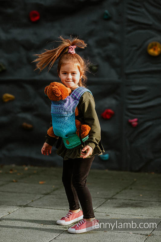 LennyLamb Doll Carrier in Peacock's Tail Fantasy - Image 4