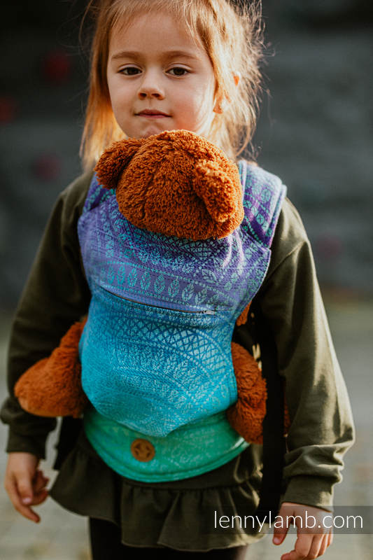 LennyLamb Doll Carrier in Peacock's Tail Fantasy - Image 5