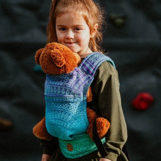 LennyLamb Doll Carrier in Peacock's Tail Fantasy