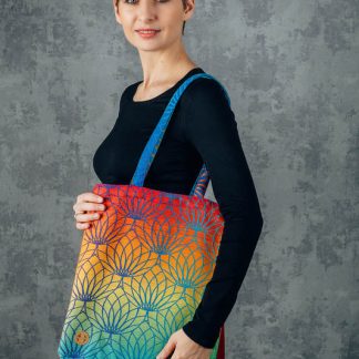 LennyLamb Shopping Bag in Rainbow Lotus