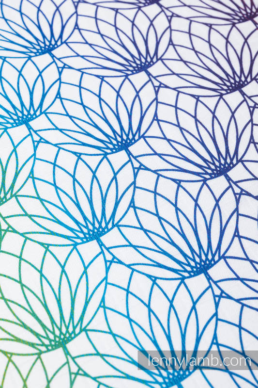 LennyLamb Muslin Square in Rainbow Lotus White - Image 6