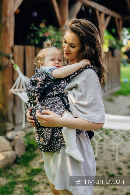 LennyLamb LennyUpGrade Baby Carrier, Standard Size, Enchanted Nook - Cocoa - Image 11