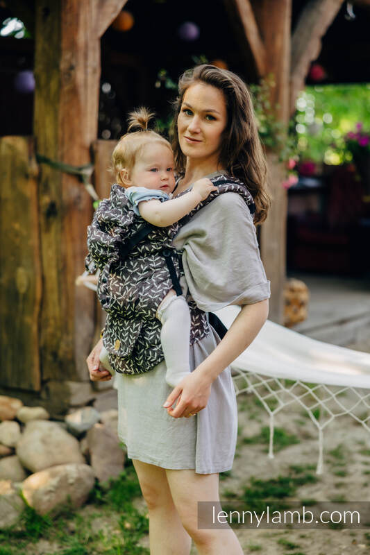 LennyLamb LennyUpGrade Baby Carrier, Standard Size, Enchanted Nook - Cocoa - Image 9