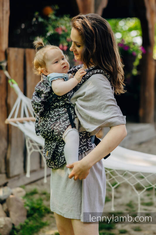LennyLamb LennyUpGrade Baby Carrier, Standard Size, Enchanted Nook - Cocoa - Image 8