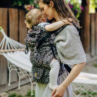 LennyLamb LennyUpGrade Baby Carrier, Standard Size, Enchanted Nook - Cocoa