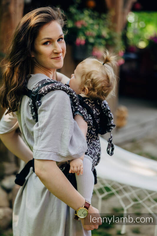 LennyLamb LennyUpGrade Baby Carrier, Standard Size, Enchanted Nook - Cocoa - Image 5