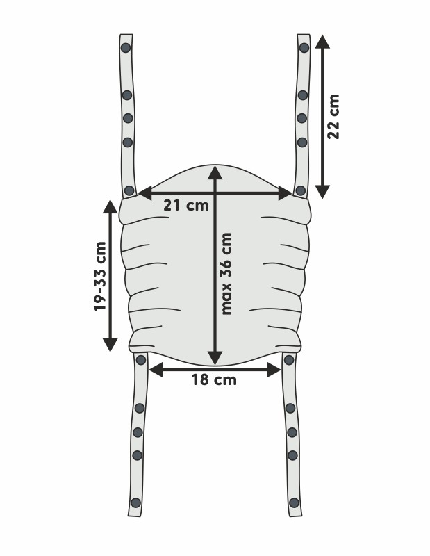 LennyLamb Baby Carrier Hood in Airglow - Image 2