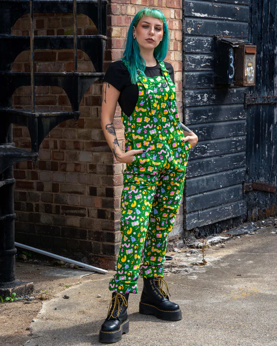 Rebel Romance x Dipstick Store Bugs Stretch Dungarees - Image 12