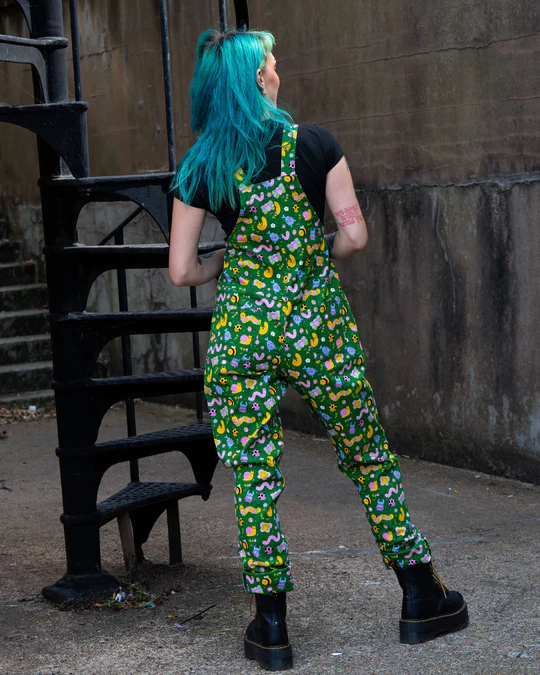 Rebel Romance x Dipstick Store Bugs Stretch Dungarees - Image 6