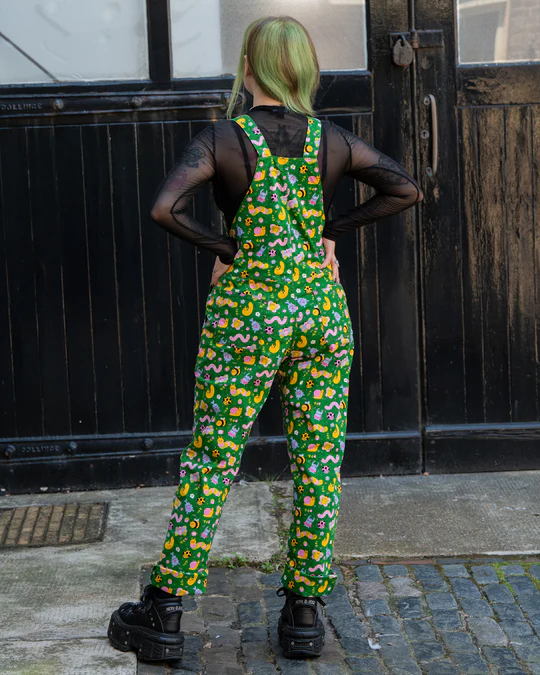 Rebel Romance x Dipstick Store Bugs Stretch Dungarees - Image 9