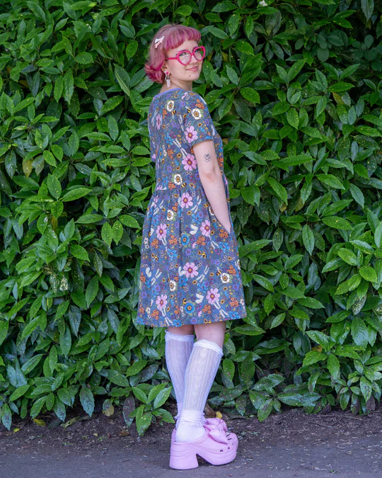 Rebel Romance Cottagecore Smock Dress - Image 18