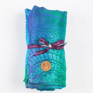 LennyLamb Maxi Swaddle Wrap in Peacock's Tail Fantasy