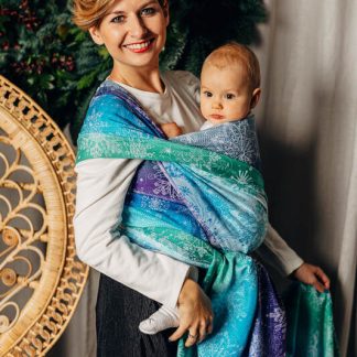 LennyLamb Woven Wrap in Snow Queen Crystal, XS