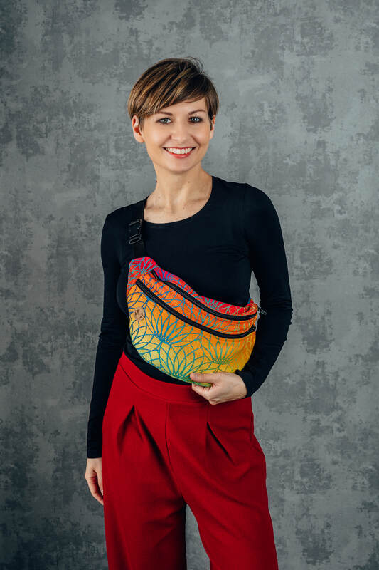 LennyLamb Large Waist Bag in Lotus Rainbow - Image 7