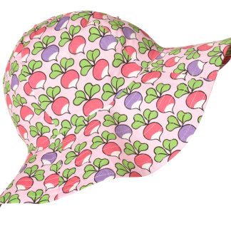 Duns Sun Hat in Multi Radish Pink