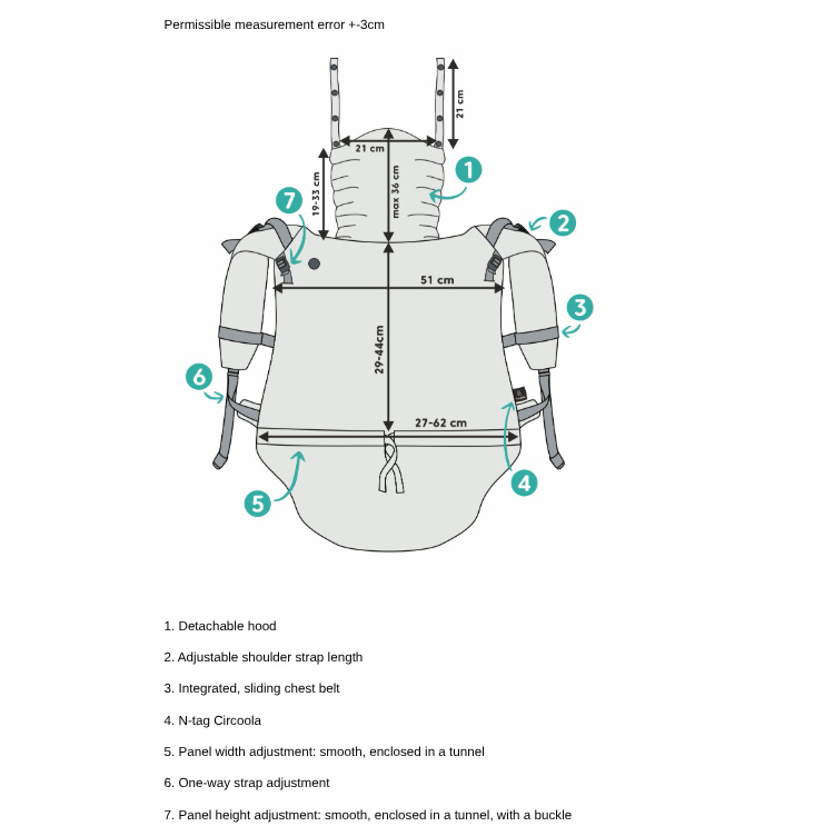 LennyLamb Onbuhimo PRO, Preschool Size in Jurassic Park New Era (2nd Grade) - Image 2