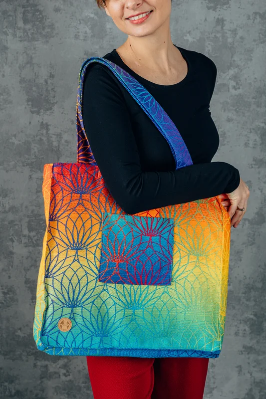 LennyLamb Shoulder Bag in Rainbow Lotus - Image 3