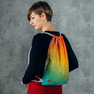 LennyLamb Sackpack in Rainbow Lotus