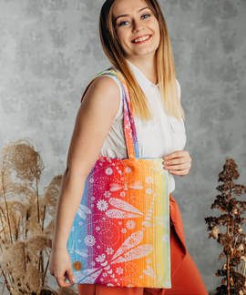 LennyLamb Shopping Bag in Dragonfly Rainbow