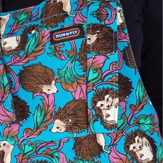 Run & Fly Hedgehog Dungarees