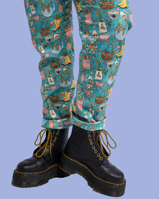 Rebel Romance Bloom and Brew Stretch Dungarees - Image 11