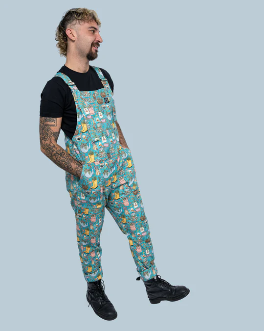 Rebel Romance Bloom and Brew Stretch Dungarees - Image 12