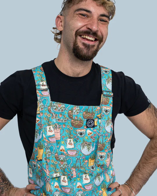 Rebel Romance Bloom and Brew Stretch Dungarees - Image 16