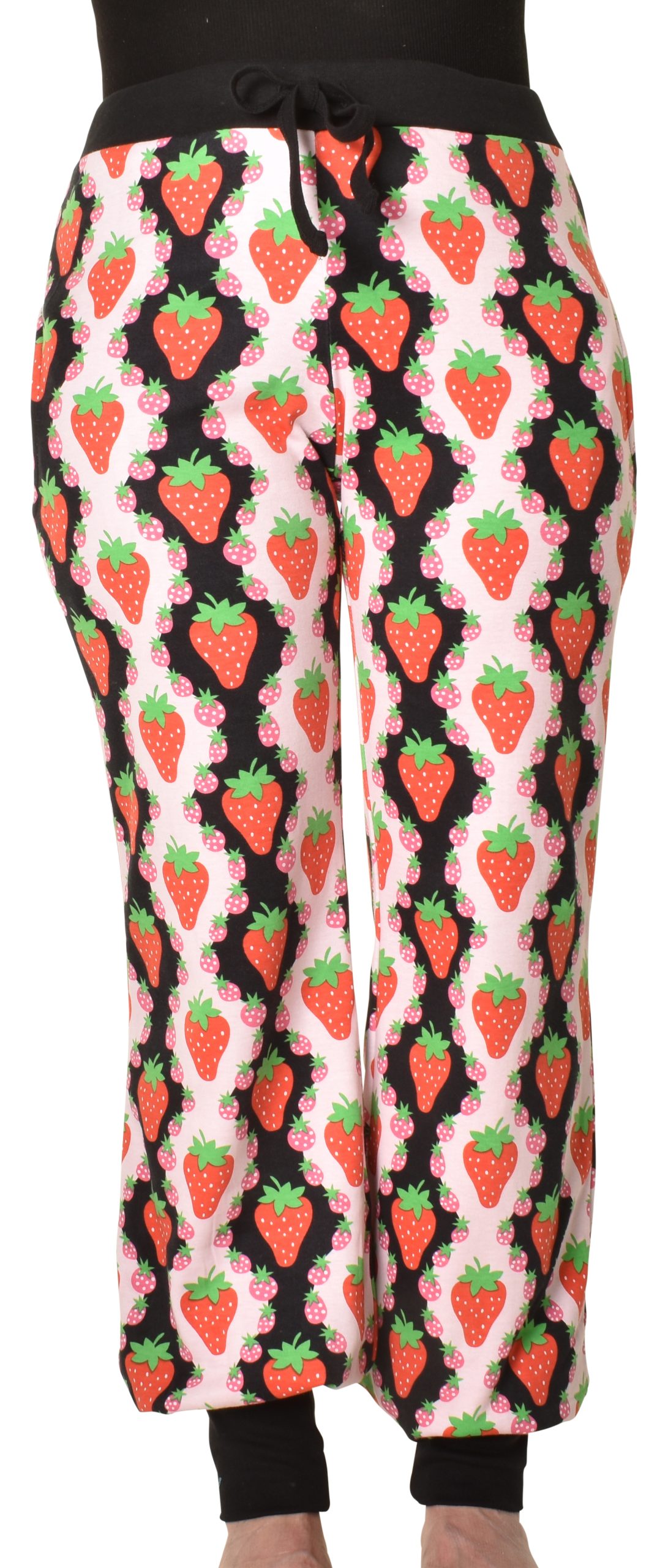 Duns Adult Baggy Pants in Strawberries Pink