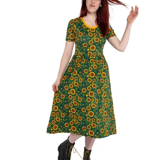 Rebel Romance Sunflower Midi Dress