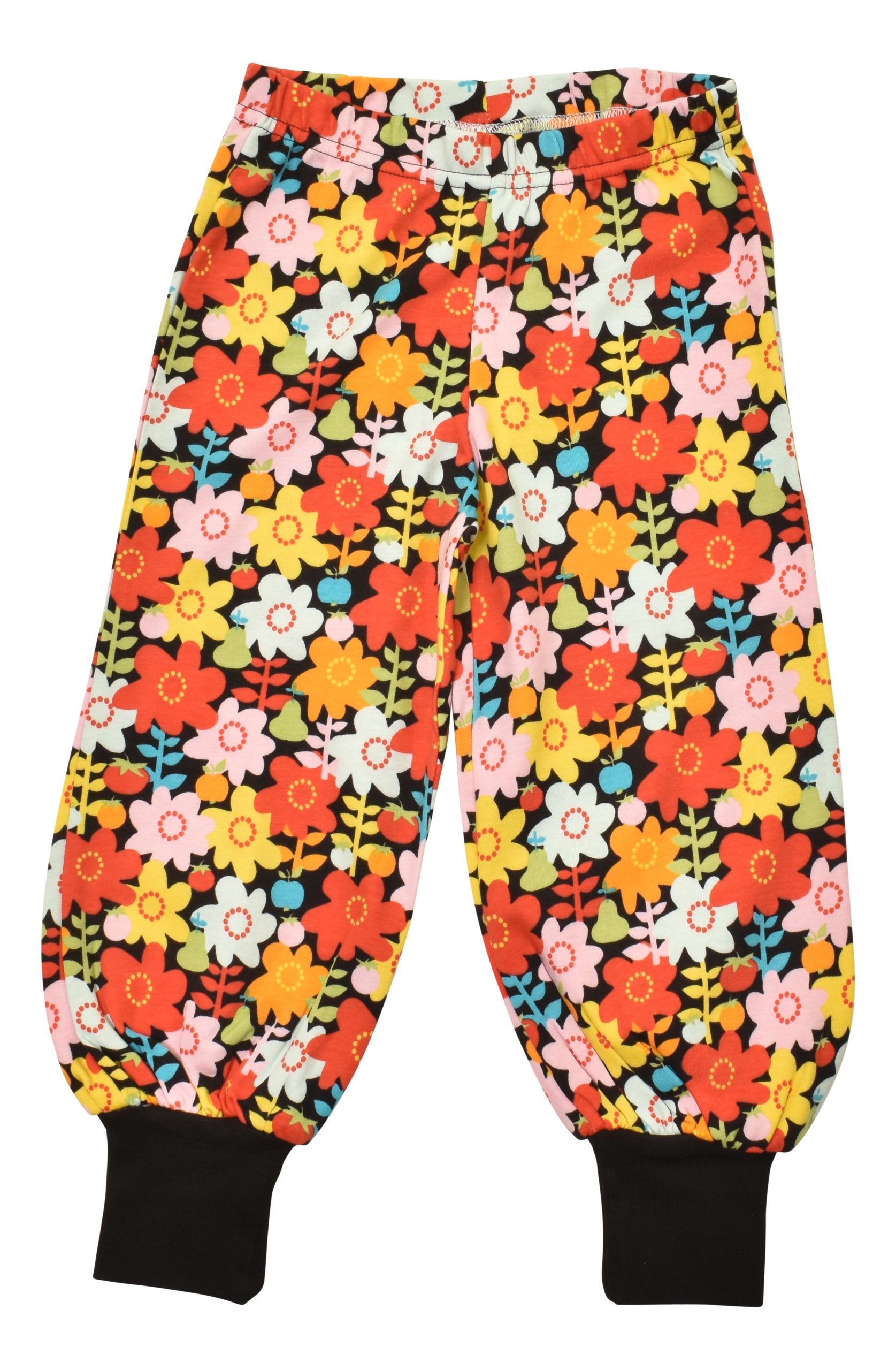 Duns Baggy Pants in Flower Pot Black