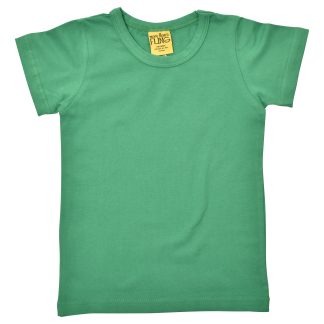 Duns / More Than a Fling Short Sleeved Tee in Dark Green