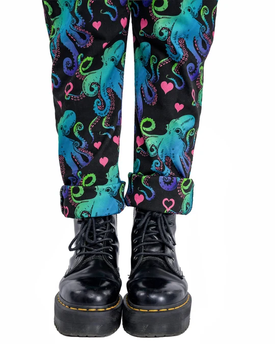 Run & Fly Octopus Love Stretch Twill Dungarees - Image 14