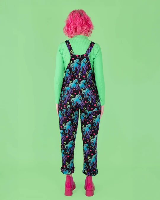 Run & Fly Octopus Love Stretch Twill Dungarees - Image 11