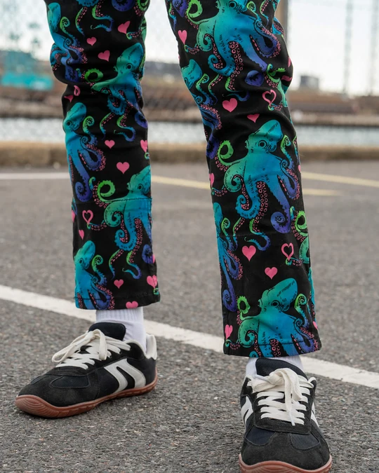 Run & Fly Octopus Love Stretch Twill Dungarees - Image 12